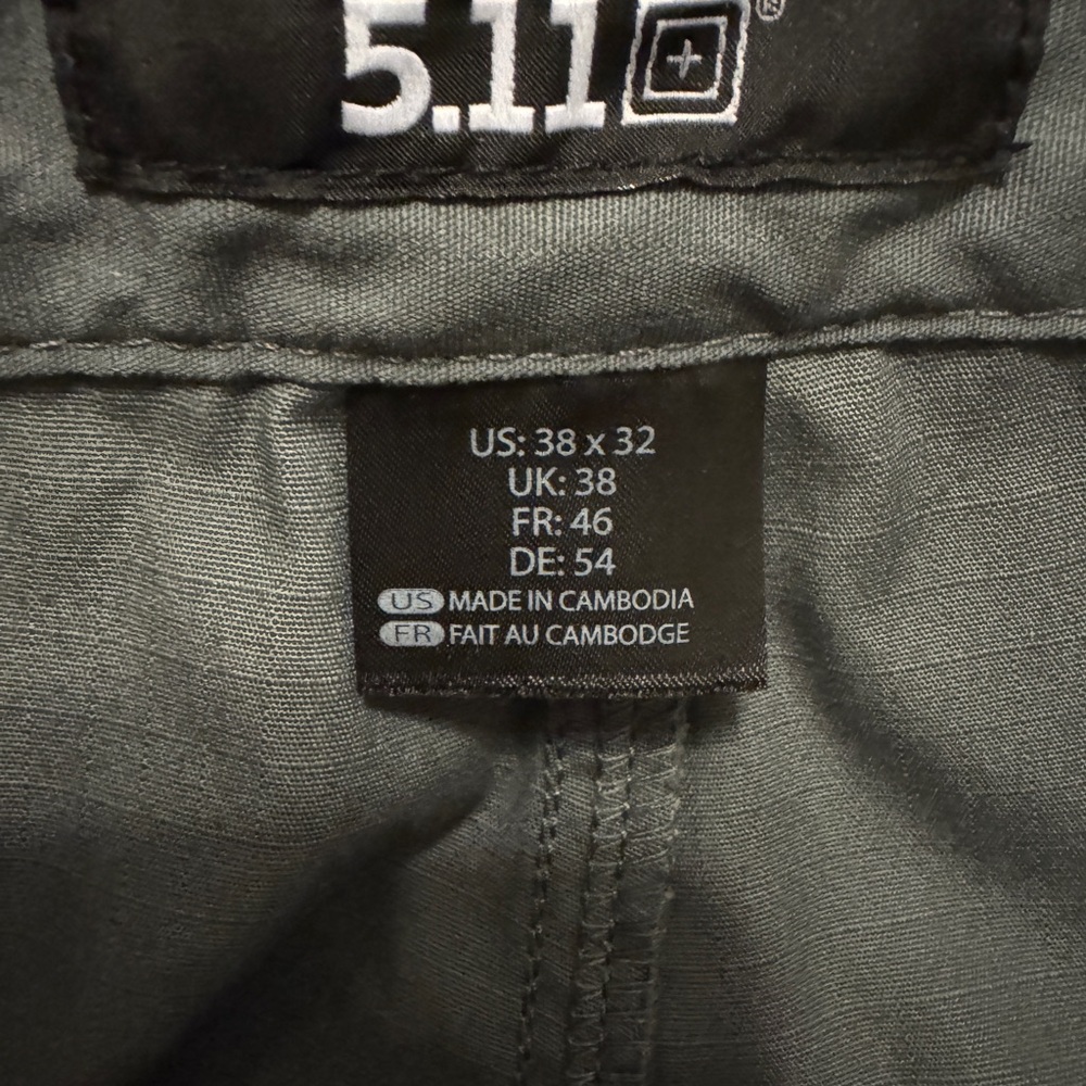 5.11 Tactical Charcoal Trousers